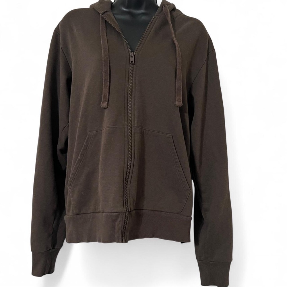 Alo Yoga Brown Full Zip Hoodie Small